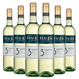 Kit Caixa Fechada 6 Vinhos Branco Fiuza 3 Castas Blend