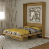 Cama Articulada De Casal 2 Nichos 147,2x193cm Cm8016 Tecnomobili Amêndoa