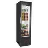 Cervejeira Vertical Frilux 300 Litros Preto Porta De Vidro Aquecido 220v Rf-015