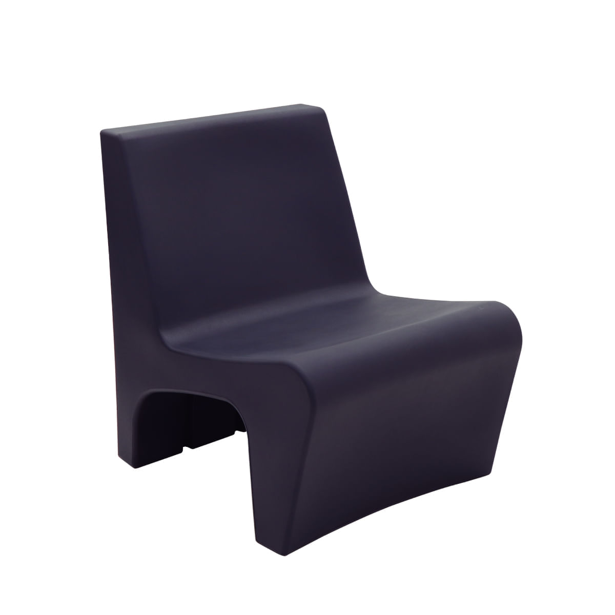 Poltrona Tramontina Berta Em Polietileno Grafite Tramontina