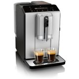 Máquina De Café Expresso Automática Com Moedor De Cerâmica, Painel De Controle Lcd E Touch, 110v, Bosch Tiu20307 Série 300, Preta E Prata