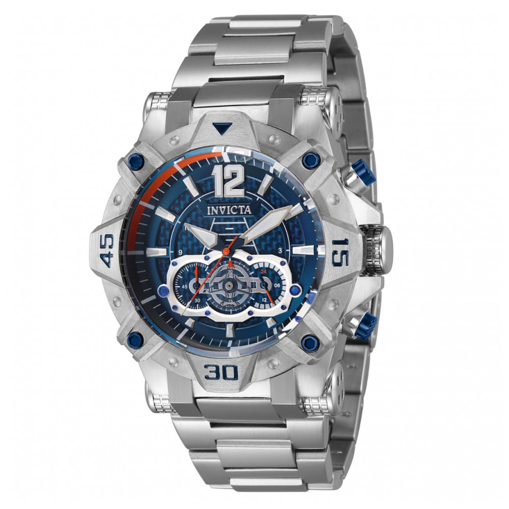 Relógio Masculino Aviator, Invicta 40169, Prata