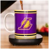 Aquecedor De Caneca, Tema Los Angeles Lakers Da Nba Com Desligamento Automático, Inclui Caneca, 16w, Uncanny Brands, Roxa