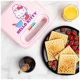 Máquina De Waffles, Tema Hello Kitty Com Revestimento Antiaderente, 110v 750w, Uncanny Brands, Rosa