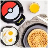 Máquina De Waffle, Tema Pokemon Com Revestimento Antiaderente, 110v 900w, Uncanny Brands, Preta