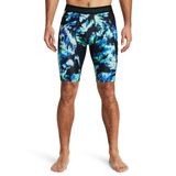 Shorts De Compressão Masculina Under Armour Heatgear Iso-chill Printed Gg Verde