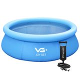 Piscina Inflavel Joy Set 2490l Circular 240cm Com Bomba Vg Plus