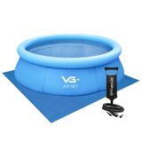 Piscina Inflavel Joy Set 2490l Circular 240cm Com Forro Bomba Vg Plus