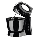 Batedeira Mondial Prática B44b | 3 Velocidades + Turbo, 1 Tigela, 400w, Preta