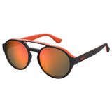 Óculos De Sol Havaianas Sancho 8lz - 53 Preto - Preto - Unissex - 53 - Redondo - Injetado