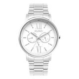 Relógio Euro Feminino Multiglow Prata - Eu6p29aiu/4k