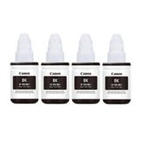 Kit 04 Refil Preto Tinta Canon G190 Gi190 Gi-190 Original G1100 G2100 G3100 G3102