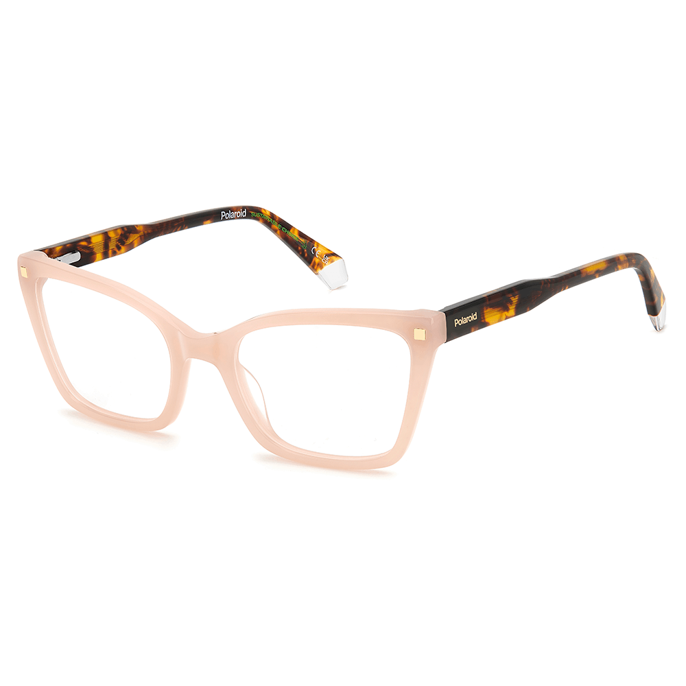 Armação De Óculos Polaroid Pld D520 35j - Rosa 54