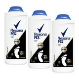 Kit 3 Talcos Desodorantes Para Os Pés Rexona Sport 100g