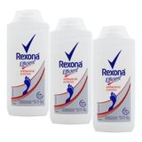 Kit 3 Talcos Desodorantes Para Pés Rexona Fresh 100g