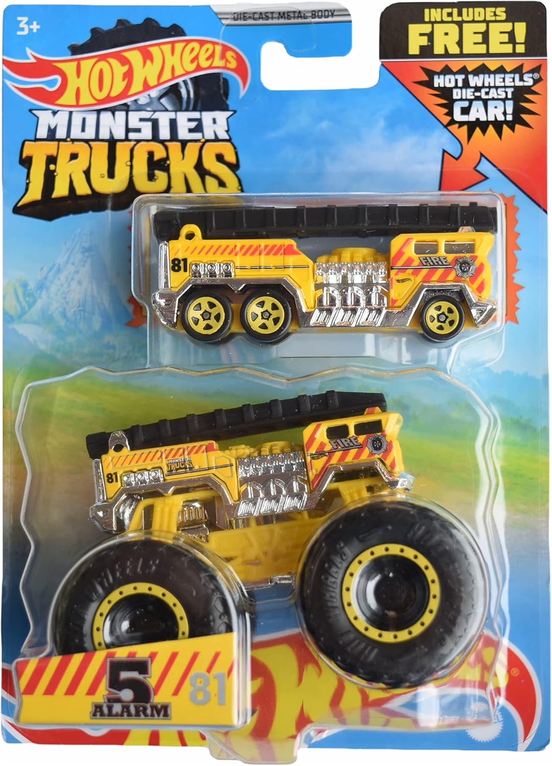 Miniatura Hot Wheels Monster Trucks 5 Alarm (7403)