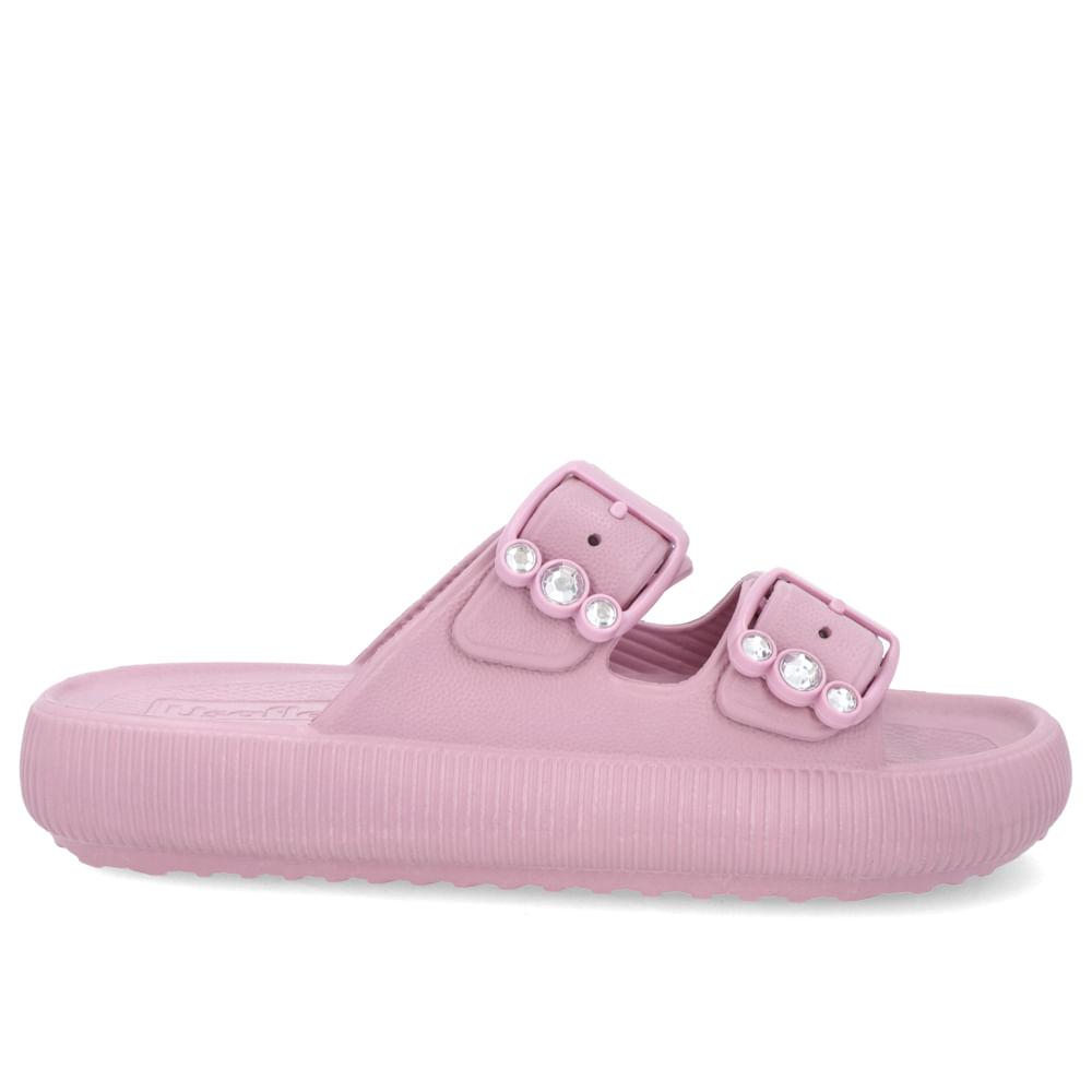 Chinelo Usaflex Plataforma Poof Eva Fivela Ref Al4401-4 Rosa Bale 034