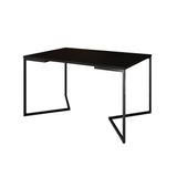 Mesa Jantar Industrial Retangular 137x90cm Base V Ferro Preto