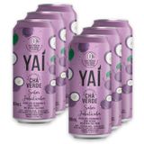 Kit Com 6und Chá Verde Yai Sabor Jabuticaba Lata 290ml