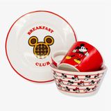 Kit 3 Peças Bowl, Caneca E Prato Mickey E Minnie - Disney