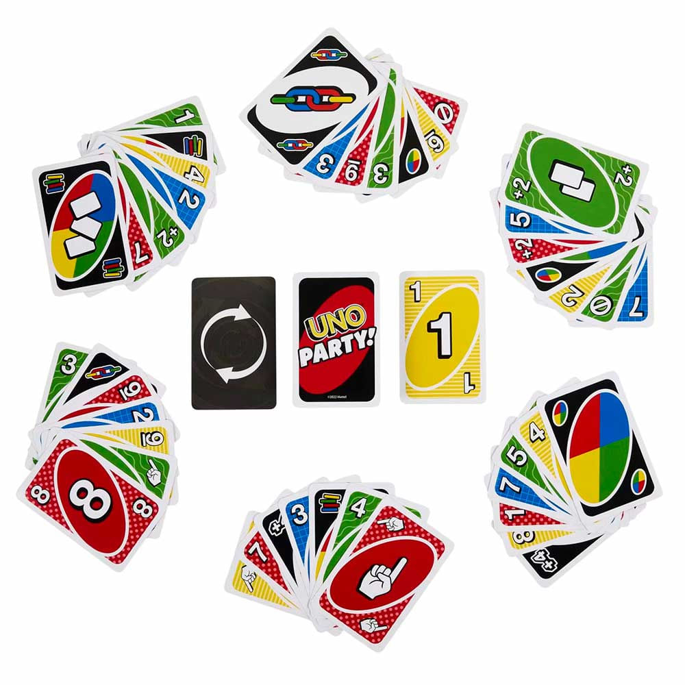 Jogo De Cartas Uno Party 224 Cartas Mattel Games Carrefour