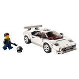 Bloco De Montar Speed Champions Lamborguini Countach 262 Pecas Lego