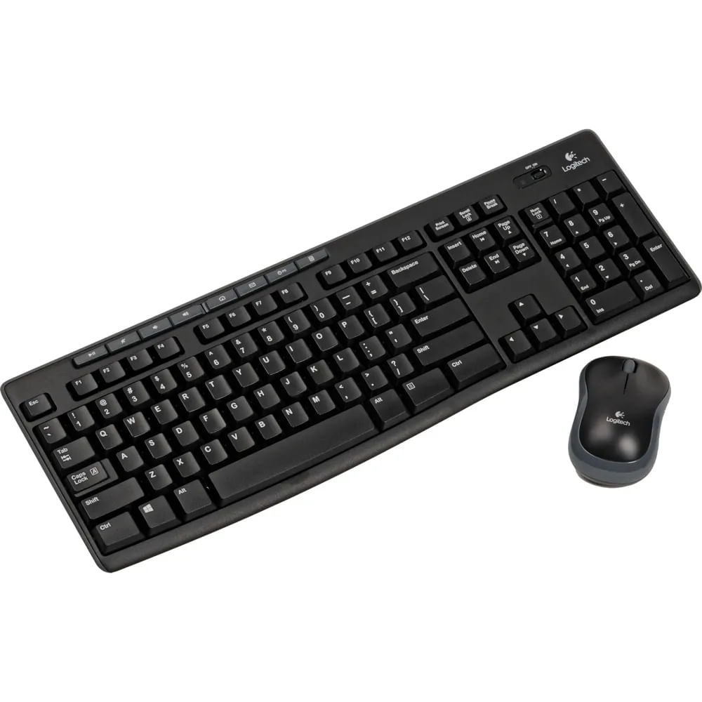 Kit Teclado E Mouse Usb Sem Fio Logitech Mk270 Pn 920-004433