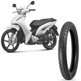 Pneu Moto Biz 125 80/100-14 49l Traseiro Matrix Reinf