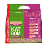 Areia Higiênica Katbom Granulado Para Gatos Natural 6kg