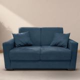 Sofá Estofado 2 Lugares Sala Estar Recepção Mariana Suede