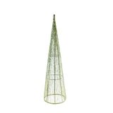 Árvore Cone Aramado Verde Line Algodão Brilho Suave 40cm - Magizi