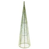 Árvore Cone Aramado Verde Line Algodão Brilho Suave 60cm - Magizi