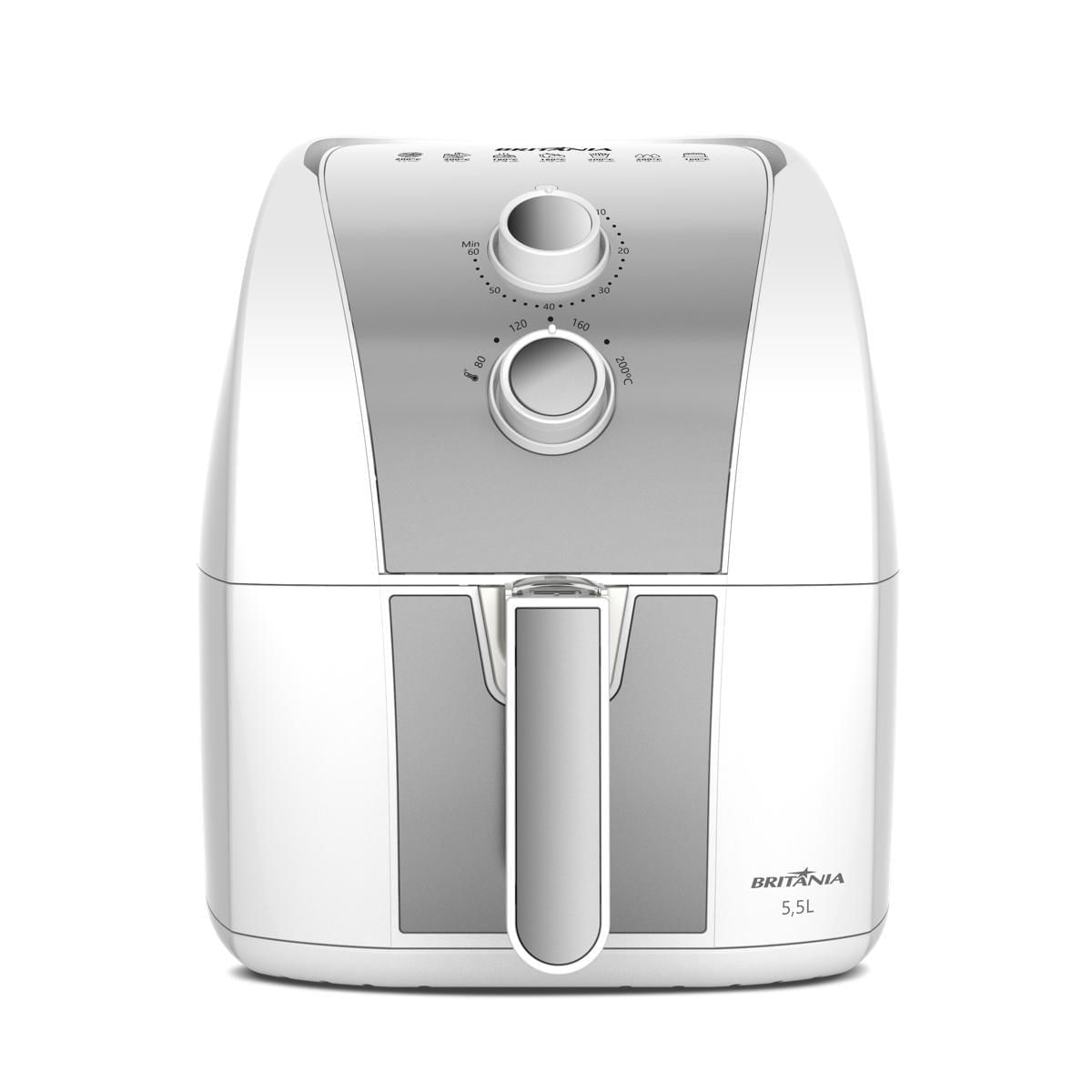 Air Fryer Britânia 5,2l Antiaderente Redstone 1500w Baf52 127v