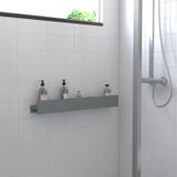 Porta Shampoo Linear 80cm Venturi Cinza Fosco