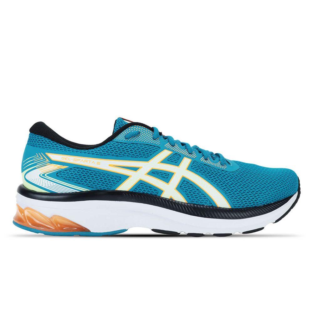 Tenis Asics Gel-sparta 2 Azul/branco/laranja 040