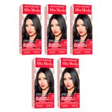 Kit 5 Tonalizante Alta Moda 4 0 Castanho Cada