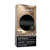 Tintura De Cabelo Alta Moda Sem Amônia Coloração Permanente Preto Negro 1.0