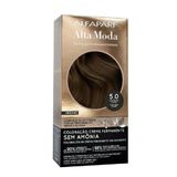 Tintura De Cabelo Alta Moda Sem Amônia Coloração Permanente Castanho Claro 5.0