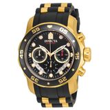 Relógio Masculino Pro Diver Scuba, Invicta 21928, Preto E Dourado