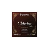 Encordoamento Giannini Clássico P-violão Nylon 65-35 Prateado Alta Genwpa [f108]