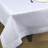 Toalha De Mesa Retangular 160x260cm Blanc - Catran Branca