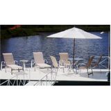 Móveis Aluminio Para Área De Piscina Jardim Combo Completo