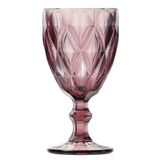 Taça De Vidro Diamond Lilás 325ml 1 Peça - Lyor