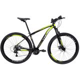 Bike Aro 29 Trust - 24 Vel. Cambios Shimano - Preto/amarelo - 19 &quot;