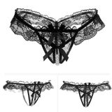 Calcinha Bordada Com Laço Em T Lingerie Elashopp Kl45 Um Tamanho 1pc