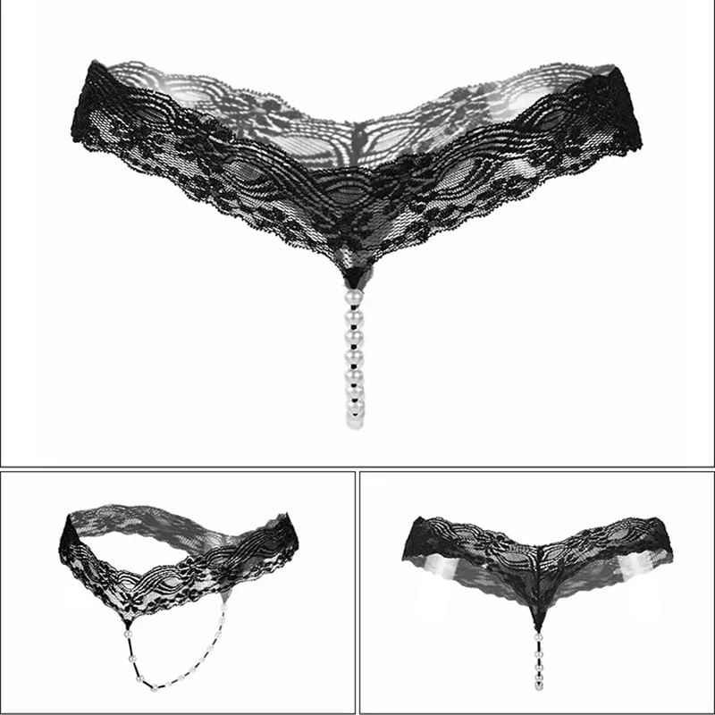 Calcinha Bordada Com Laço Em T Lingerie Elashopp Kl107 Um Tamanho 1pc