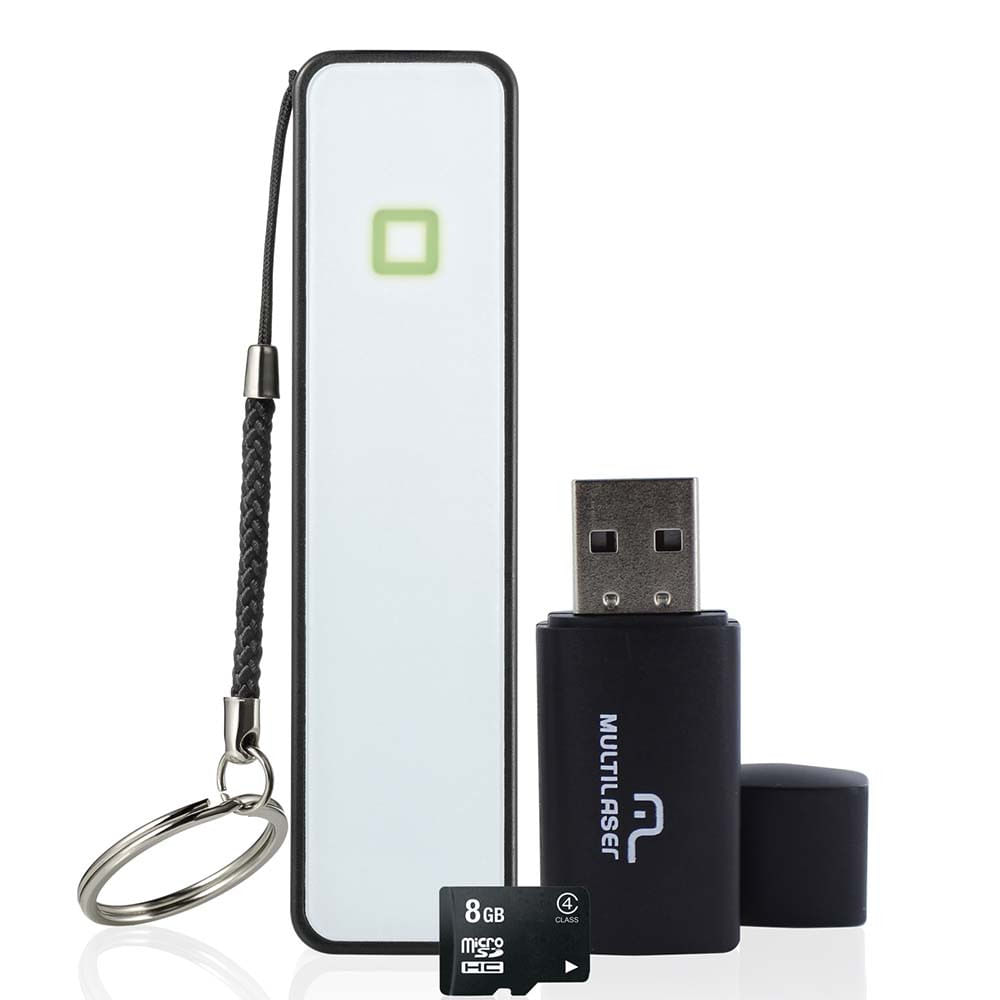 Kit Para Smartphone: Power Bank 2600 Mah, Cartão 8gb E Leito