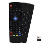 Controle Com Teclado Air Mouse Sem Fio Android Pc Tv