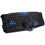 Teclado E Mouse Kit Gamer Sem Fio Wireless 1600 Dpi Hk8100