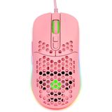 Mouse Gamer Vx Gaming Void Com Led Rgb- 7600 Dpi Rosa Com C